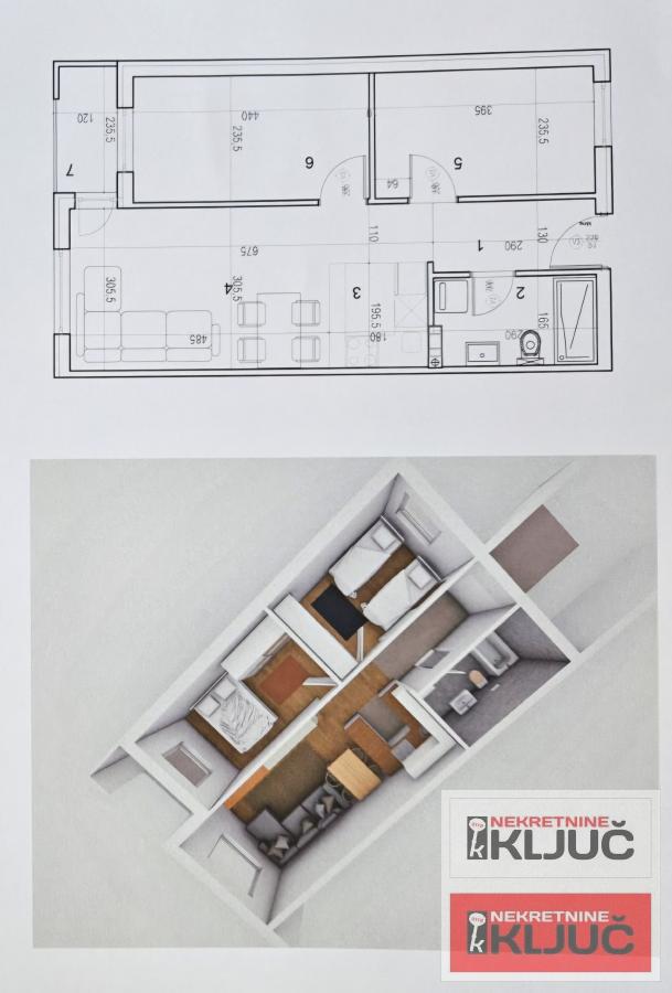 NAJLON PIJACA, 50m2, Dvoiposoban sa pdv, Izgradnja 2