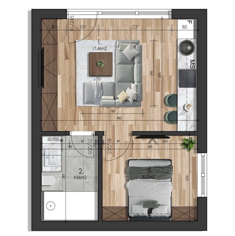 Stan,NOVI SAD,TELEP,kv: 30, € 65000, ID: 1019175 1