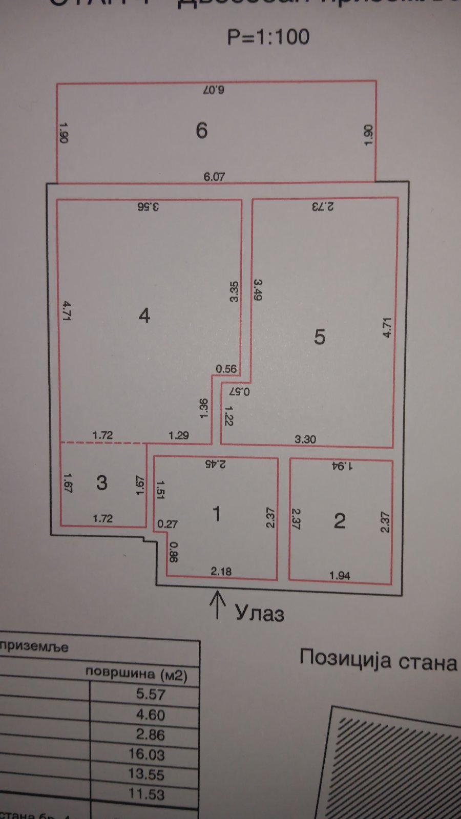 Prodajem dvosoban stan na Mirijevu 5