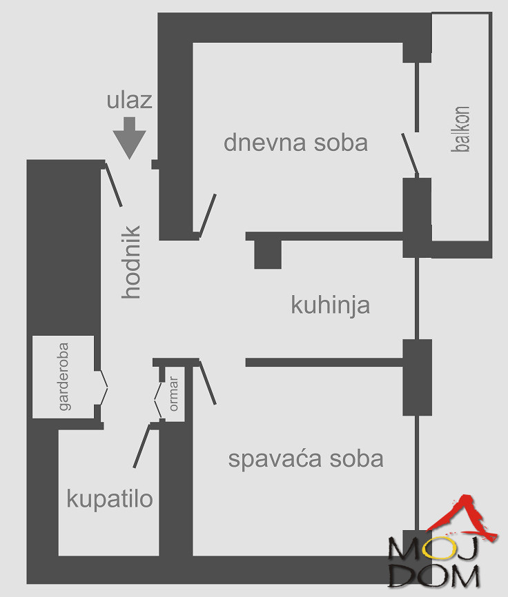 Stan,NOVI SAD,GRBAVICA,kv: 52, € 147300, ID: 1030661 16