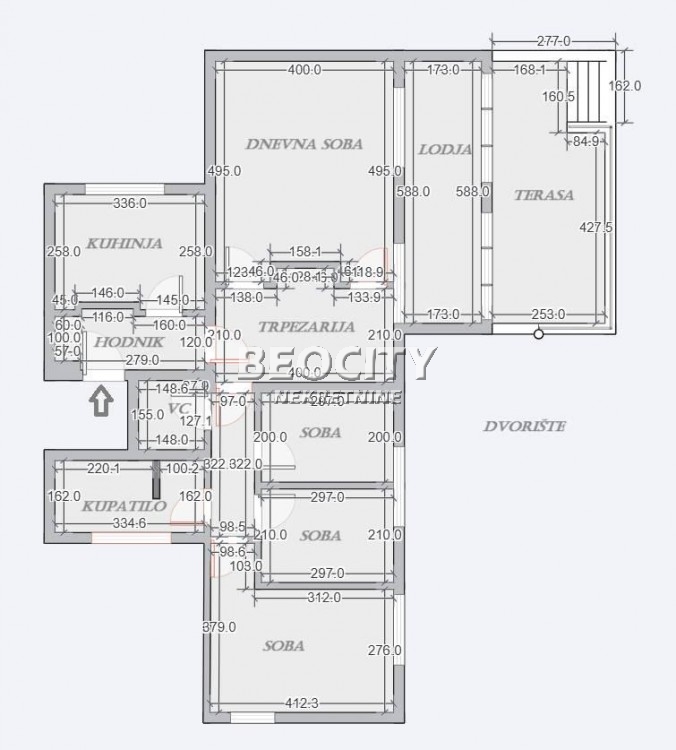 četvorosoban stan, 103 m2, Zvezdara ID: 117397 17