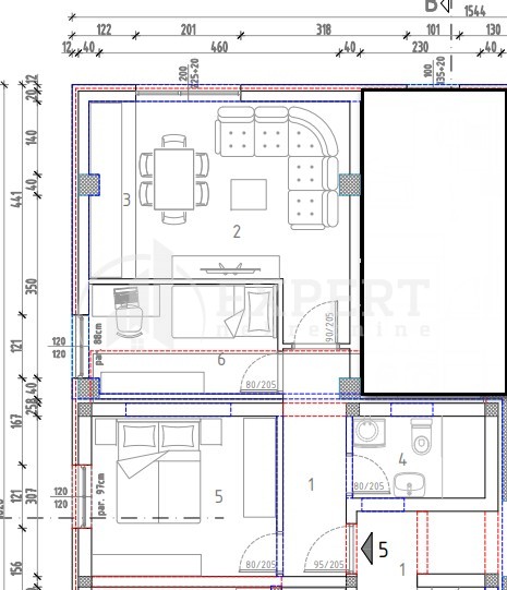 četvorosoban stan, 44.74 m2, Trošarina, Marina Držića ID: p-014284 3