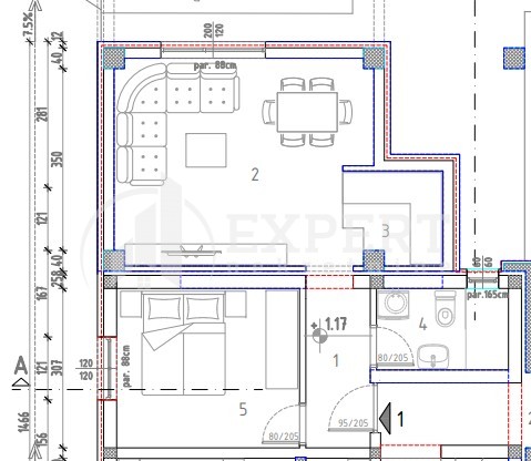 Jednosoban stan, 37.8 m2, Trošarina, Marina Držića ID: p-014281 4