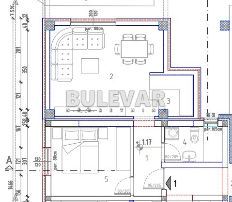 Jednosoban stan, 37.8 m2, Trošarina, Marina Držića ID: p-014281 4