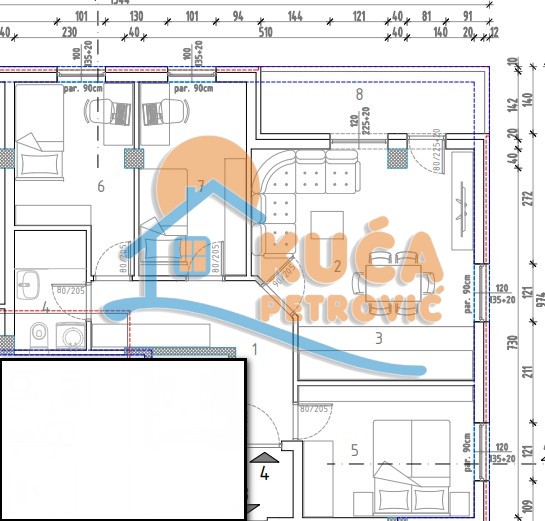 Trosoban stan, 63.94 m2, Trošarina, Marina Držića ID: p-014283 4