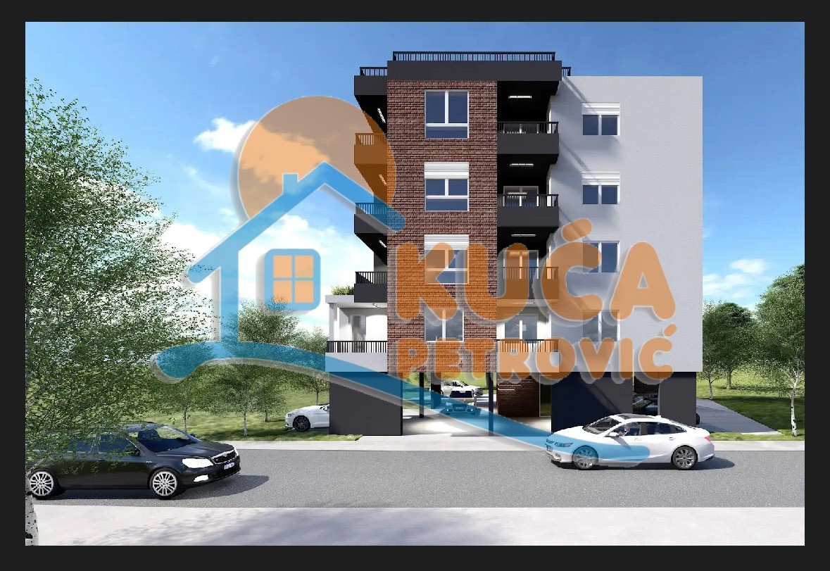 Dvosoban stan, 57.45 m2, Pantelej, Krfska ID: p-014315 2