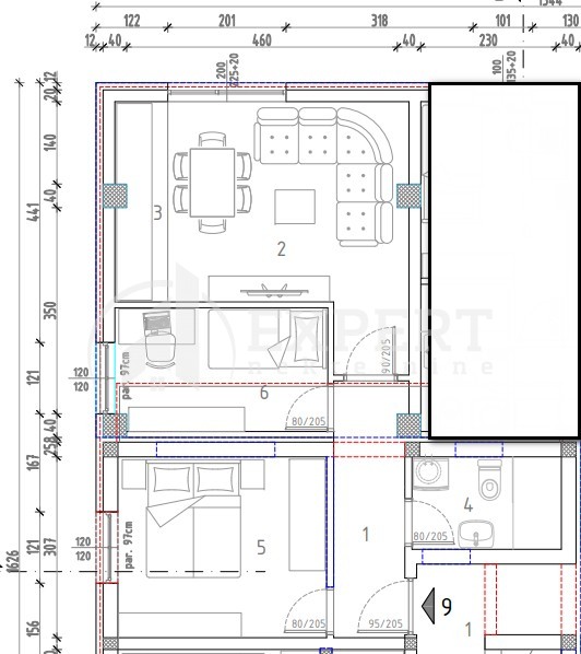 Dvosoban stan, 46.12 m2, Trošarina, Marina Držića ID: p-014326 4