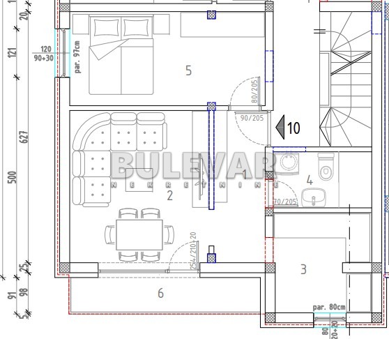 Jednosoban stan, 42.92 m2, Trošarina, Marina Držića ID: p-014327 4