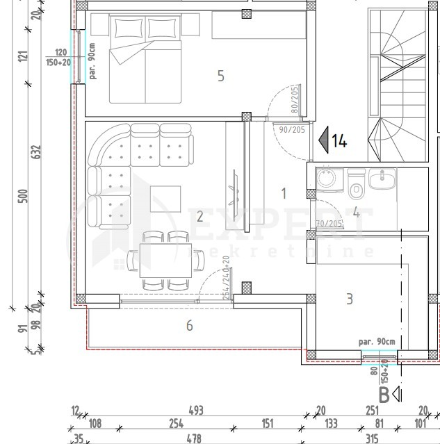Jednosoban stan, 42.9 m2, Trošarina, Marina Držića ID: p-014290 7