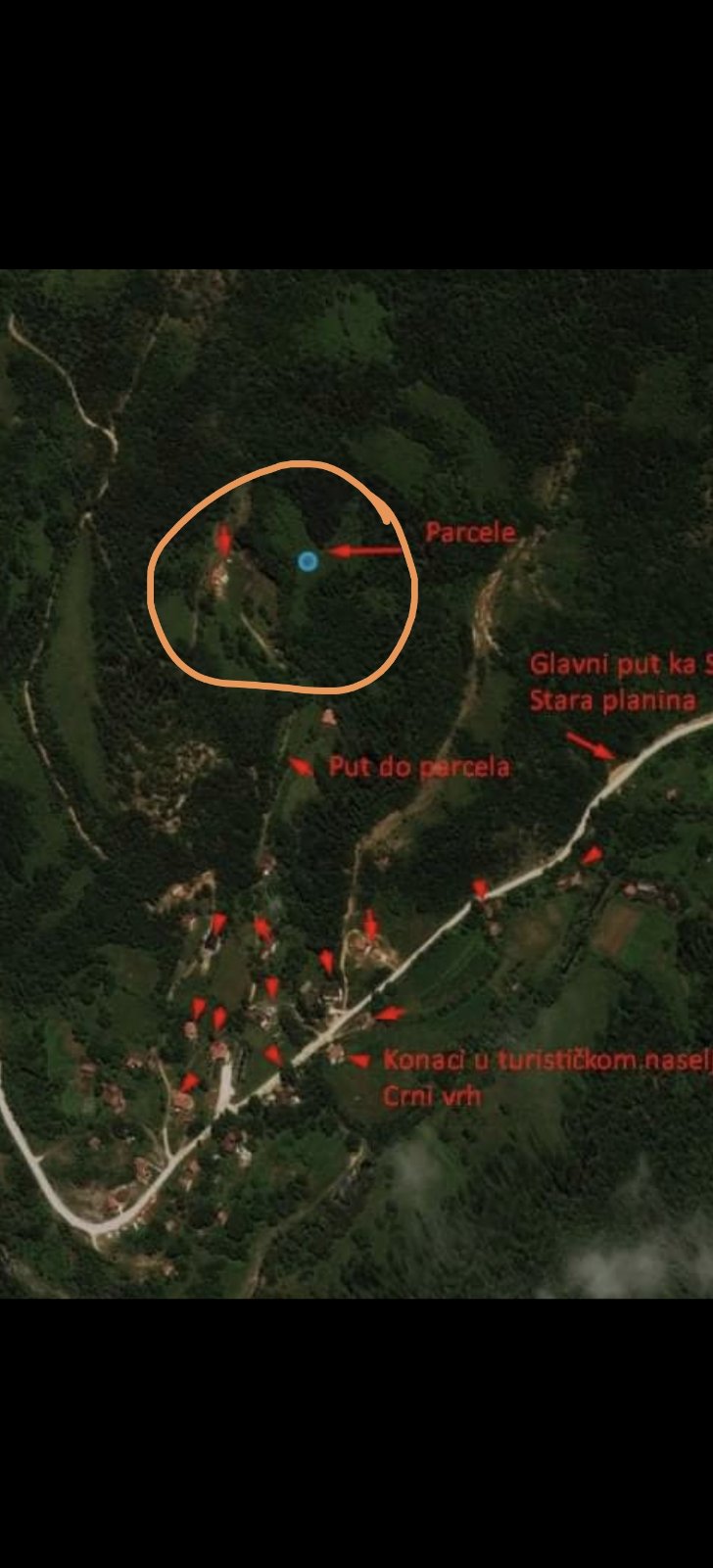 Gradjevinsko zemljiste u selu Crni Vrh na Babinom Zubu 1