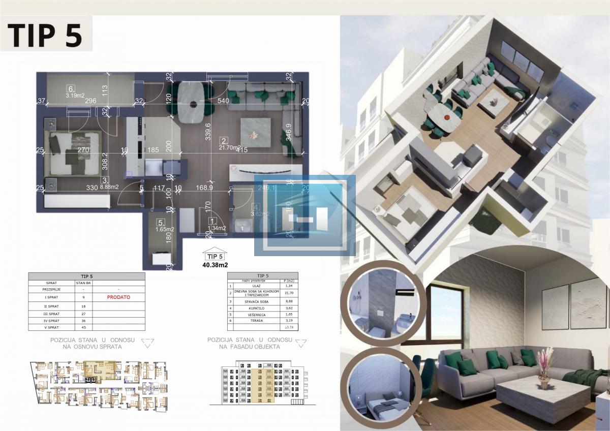 STANOVI U IZGRADNJI - CENA VEĆ OD 1040 EURA PO M2 1
