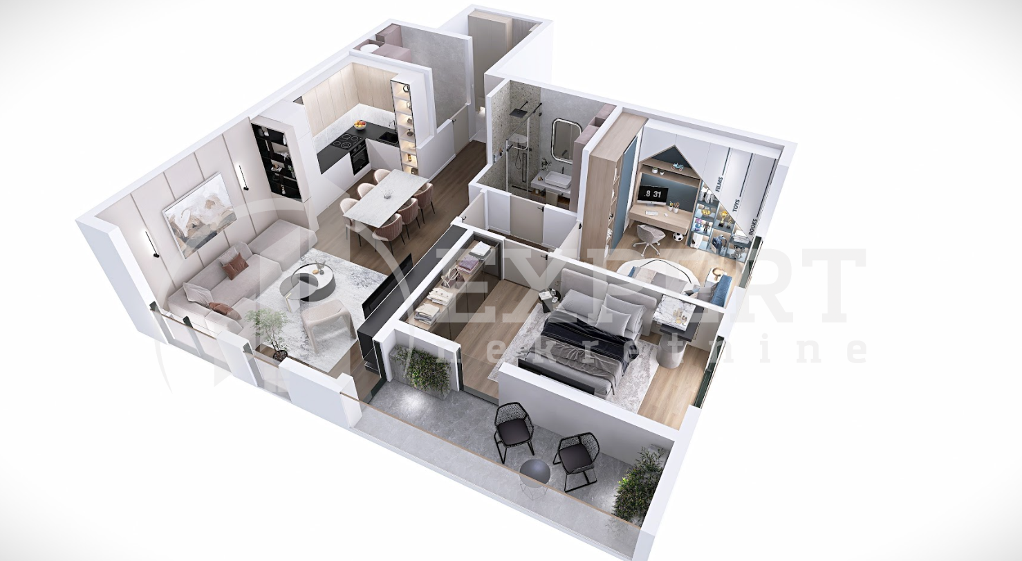 Trosoban stan, 72 m2, Čair, Vojislava Ilića ID: p-014429 11