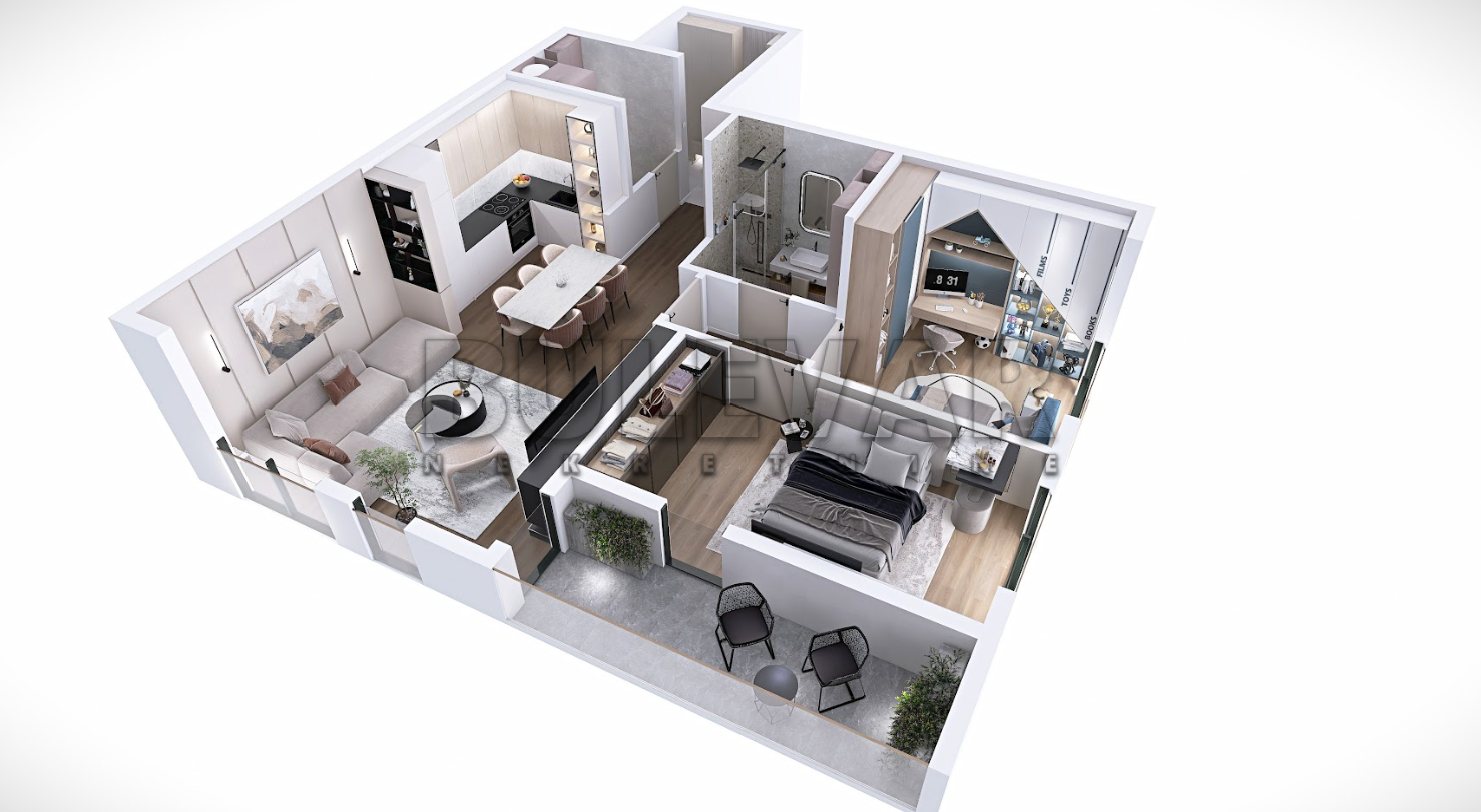 Trosoban stan, 72 m2, Čair, Vojislava Ilića ID: p-014429 11