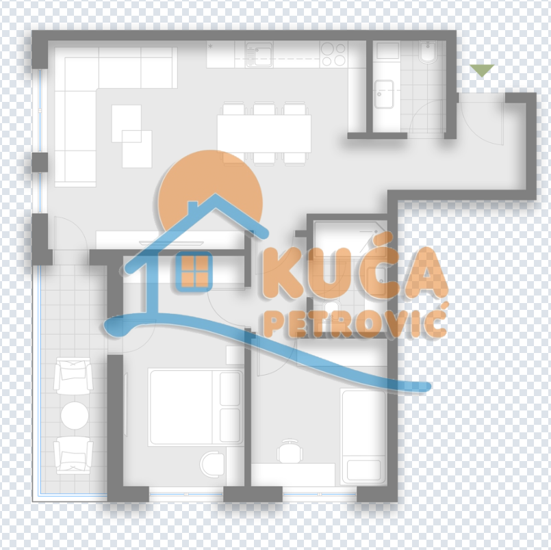 Trosoban stan, 72 m2, Čair, Vojislava Ilića ID: p-014429 10