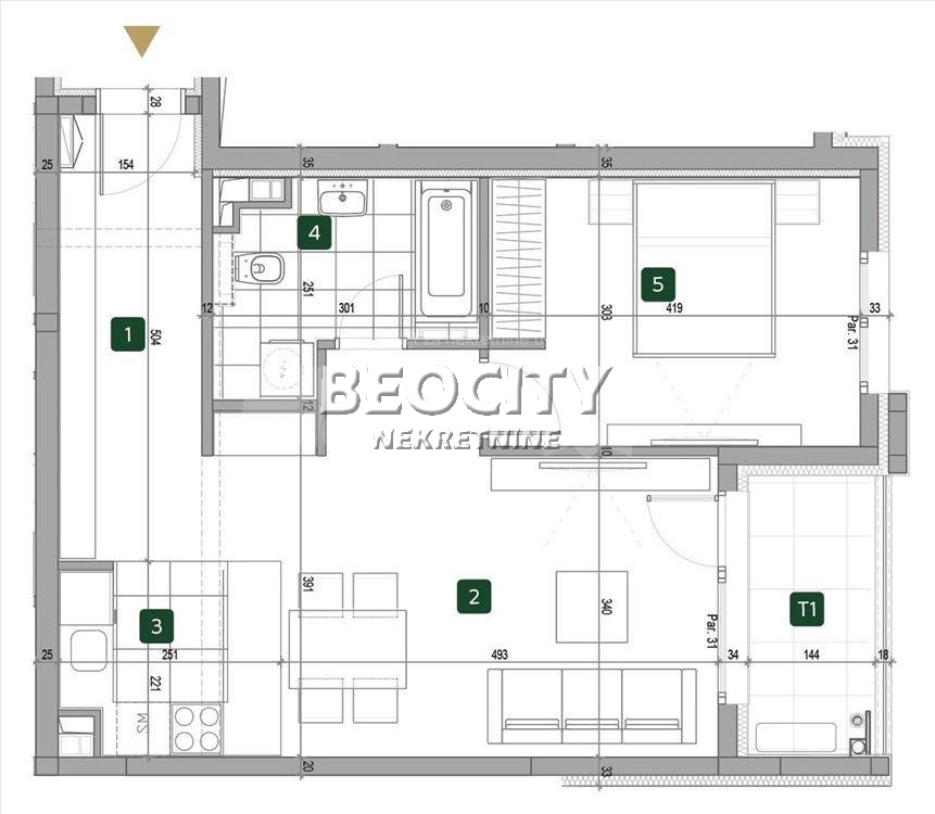 Dvosoban stan, 58 m2, Centar, Generala Rašića ID: 120584 12
