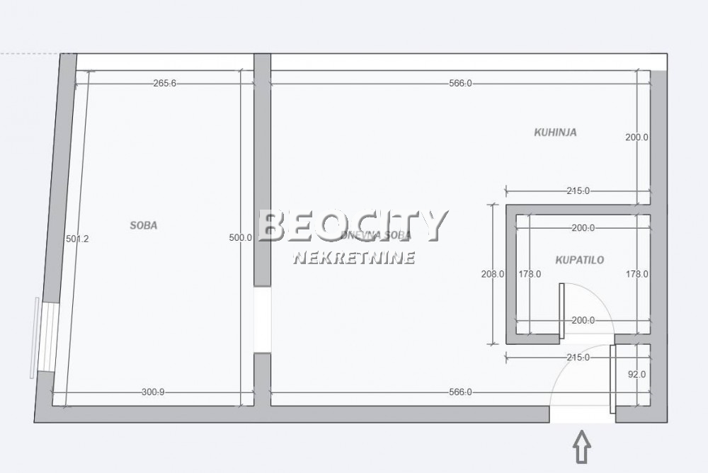 Dvosoban stan, 44 m2, Skadarlija ID: 120831 12