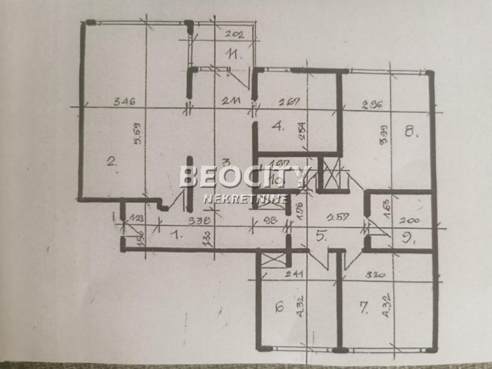 četvorosoban stan, 93 m2, Blok 63, Gandijeva ID: 121046 15