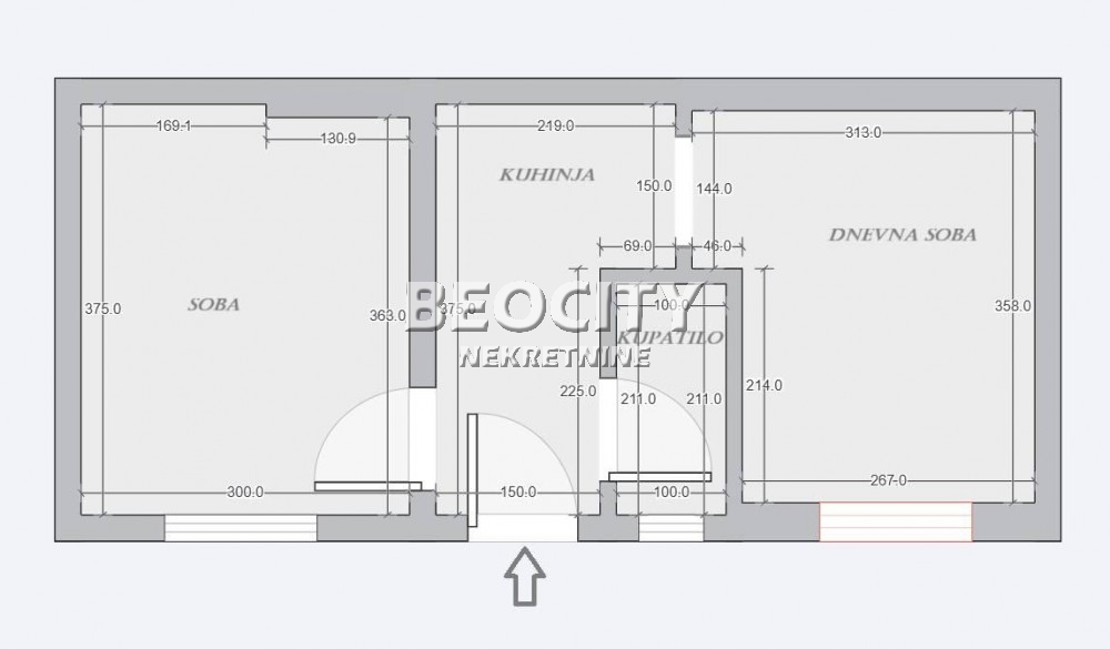Dvosoban stan, 28 m2, Dorćol, Hercega Stjepana ID: 112688 13