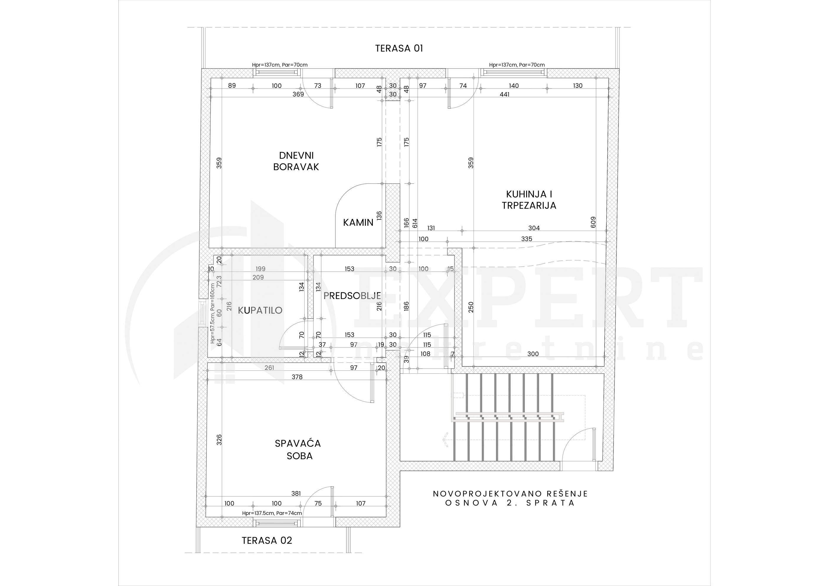 Dvosoban stan, 82 m2, Palilula, Njegoševa ID: p-06739 15