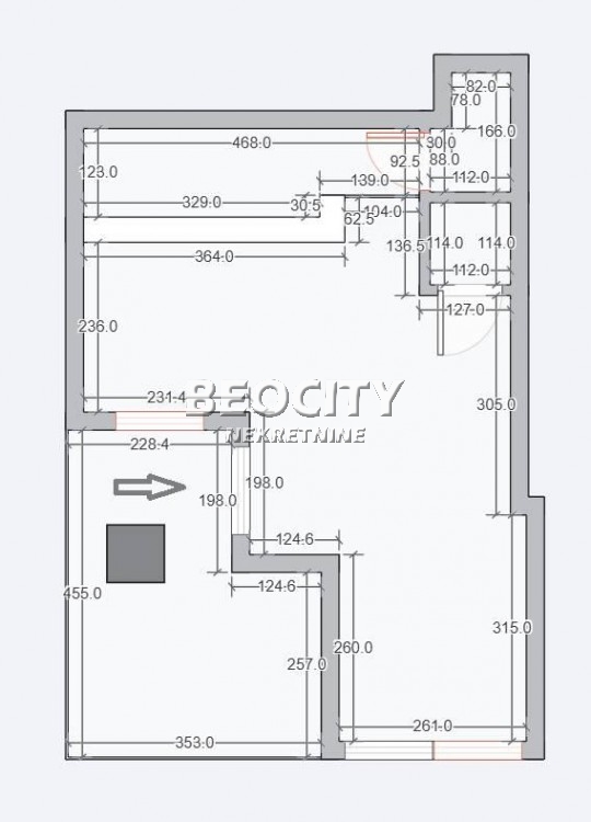 Lokal, 60 m2, Žarkovo, Spasenovićeva ID: 120045 4