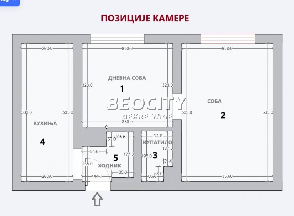 Trosoban stan, 49 m2, Braće Jerković, Jovana Bijelića ID: 113383 14