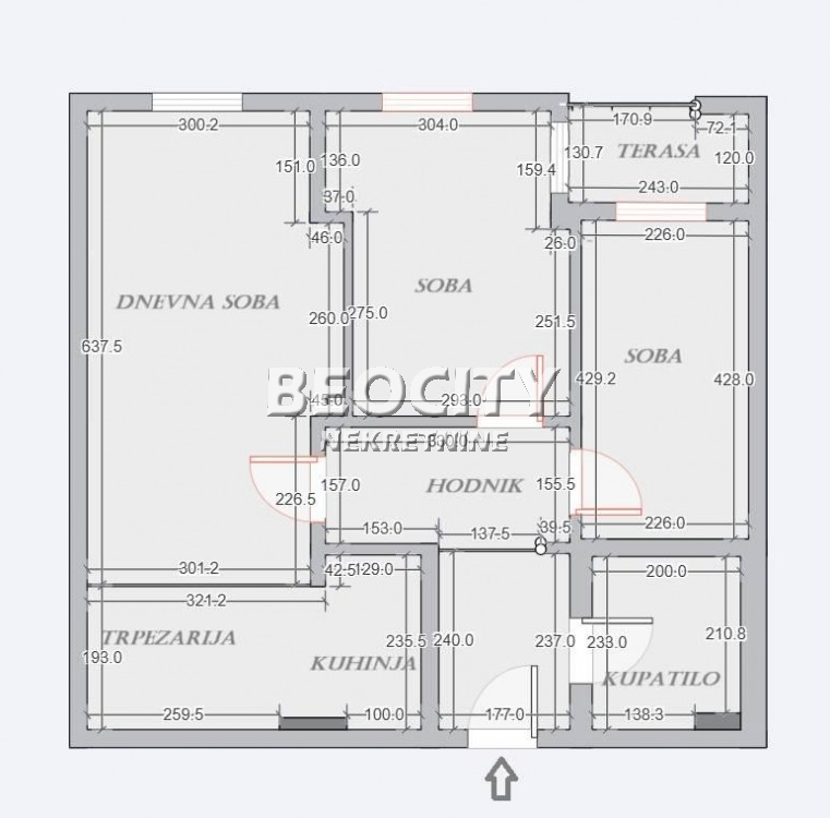 Trosoban stan, 72 m2, Voždovac, Dušana Jovanovića ID: 118404 15