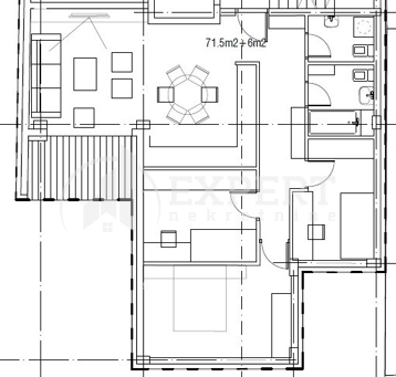 Trosoban stan, 79 m2, Marger, Katićeva ID: p-07005 2