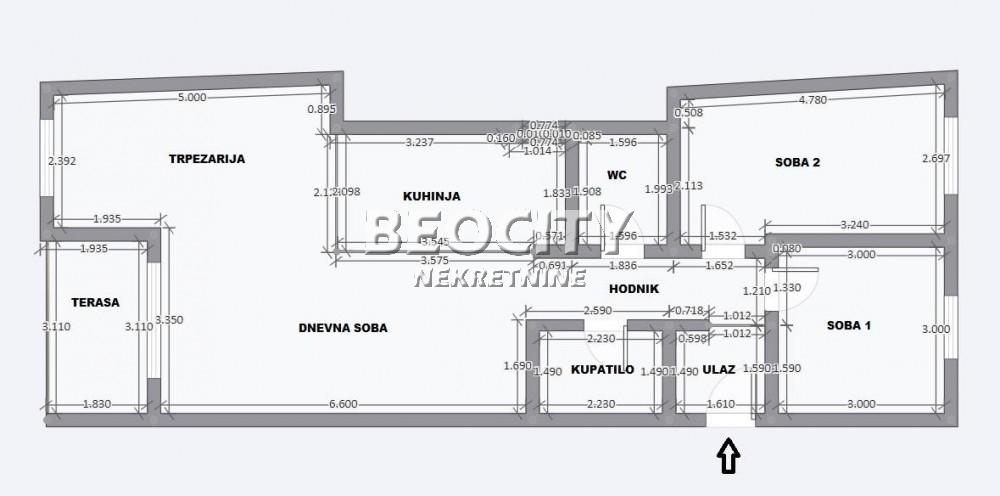 Trosoban stan, 87 m2, Voždovac, Vojvode Stepe ID: 41502 17