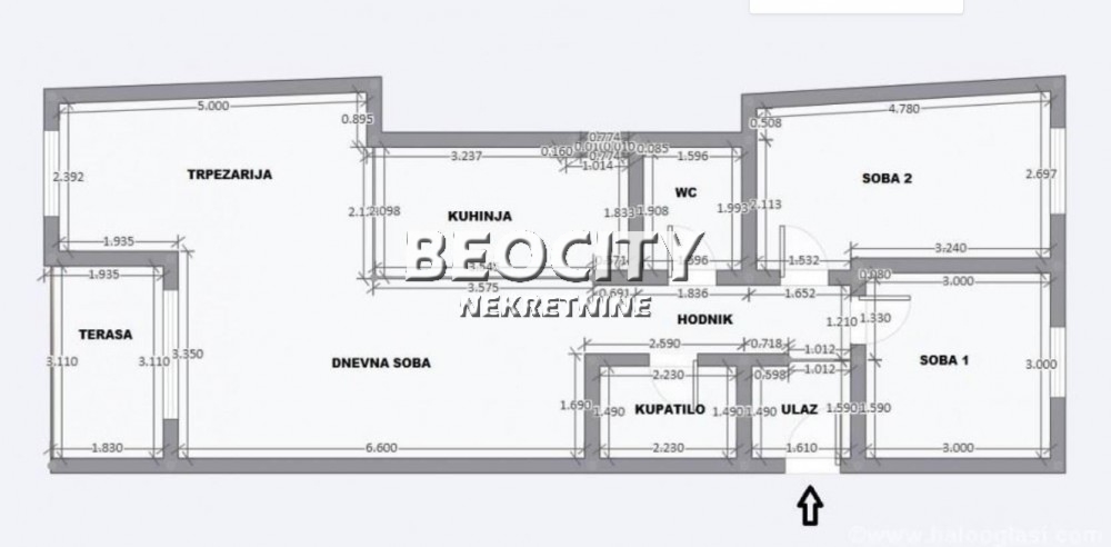 Trosoban stan, 87 m2, Voždovac, Vojvode Stepe ID: 41502 20