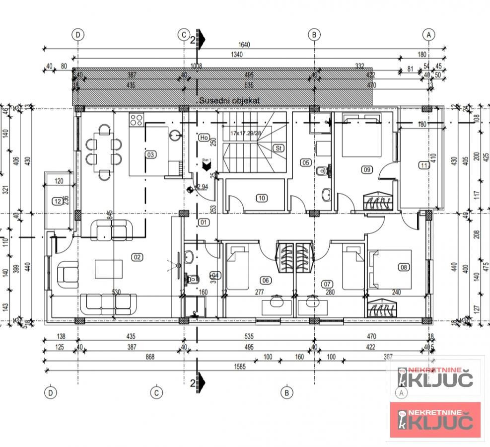 VETERNIK, 110m2, Petosoban, Novogradnja 14