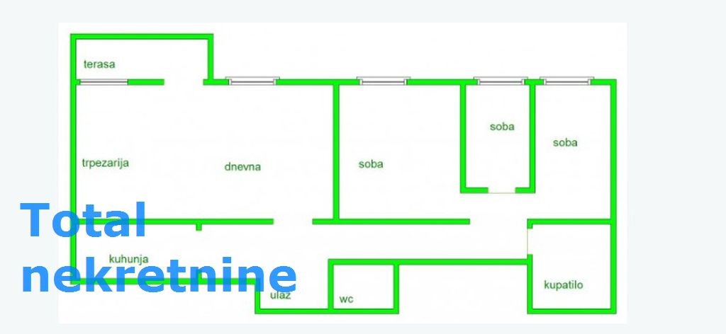 Stan,NOVI SAD,BULEVAR,kv: 91.00, € 247200, ID: 1093112 14