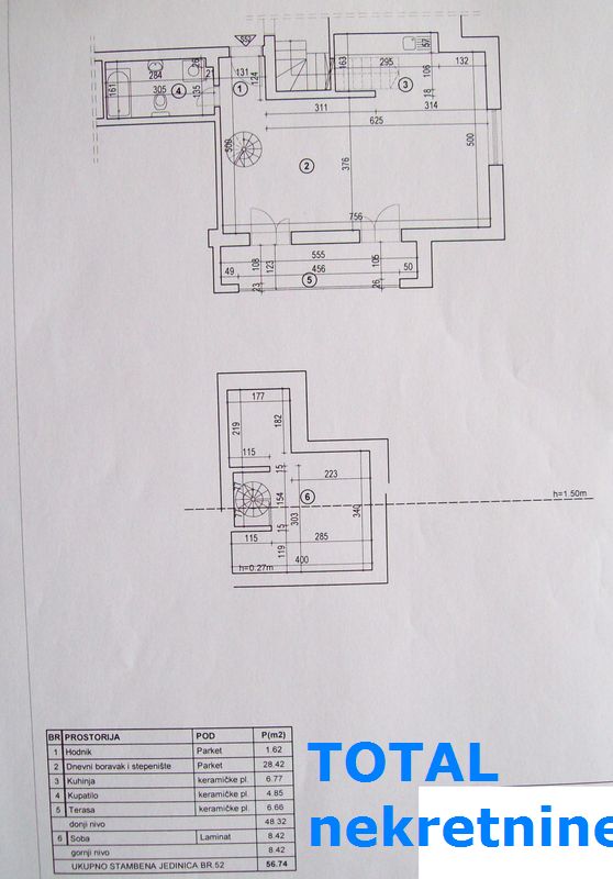 Stan,NOVI SAD,CARA DUSANA,kv: 57.00, € 103000, ID: 1077814 18