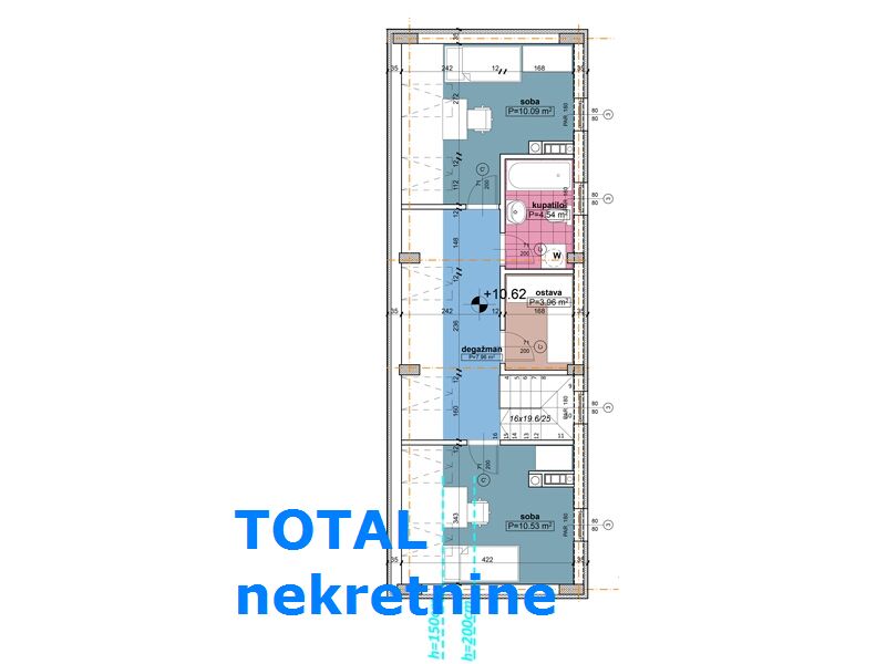 Stan,NOVI SAD,CENTAR,kv: 122.00, € 319300, ID: 1086857 2