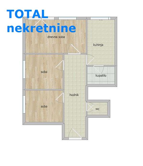 Stan,NOVI SAD,CENTAR,kv: 60.00, € 154500, ID: 1090184 8