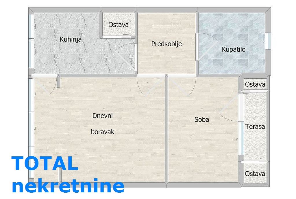 Stan,NOVI SAD,CENTAR,kv: 60.00, € 185400, ID: 1096580 9