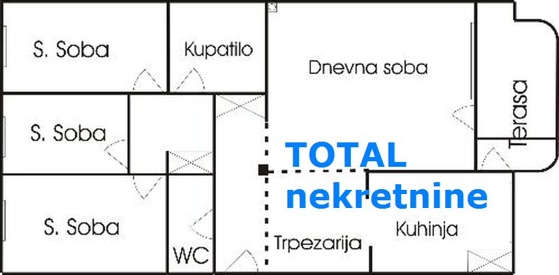 Stan,NOVI SAD,GRBAVICA,kv: 93.00, € 267800, ID: 1074045 17