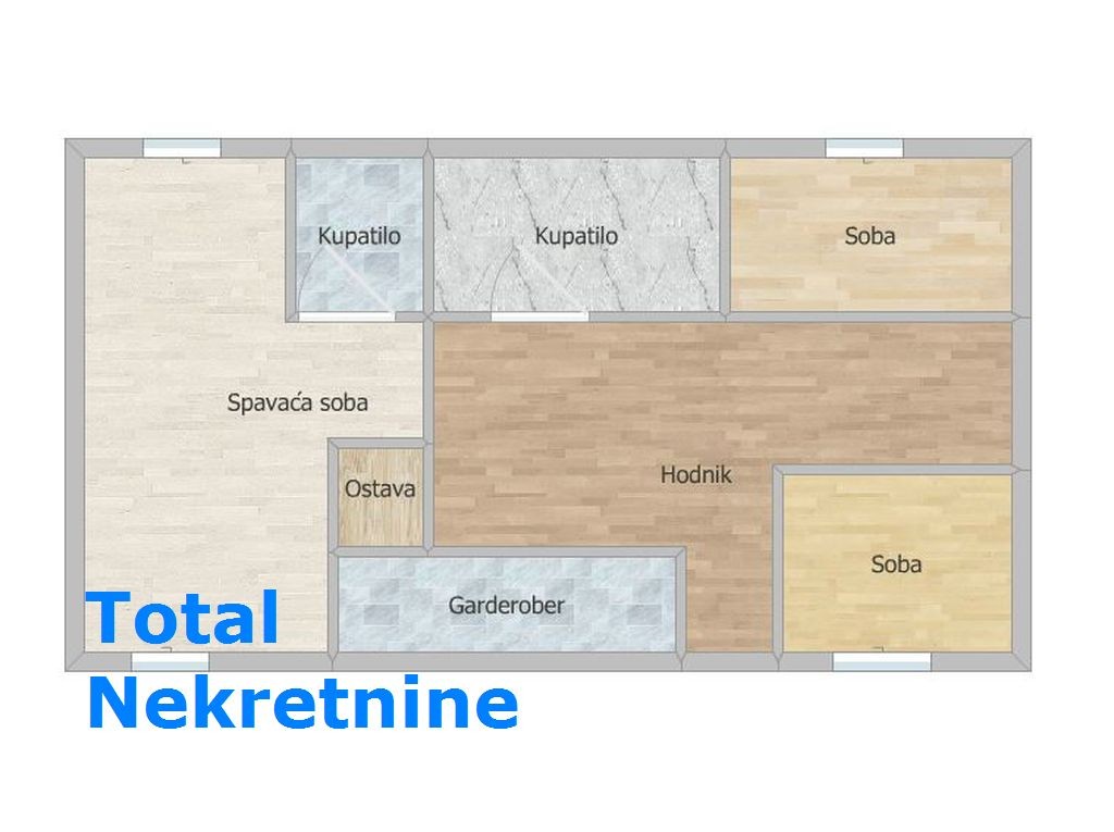 Stan,NOVI SAD,NOVA DETELINARA,kv: 107.00, € 206000, ID: 1096452 25