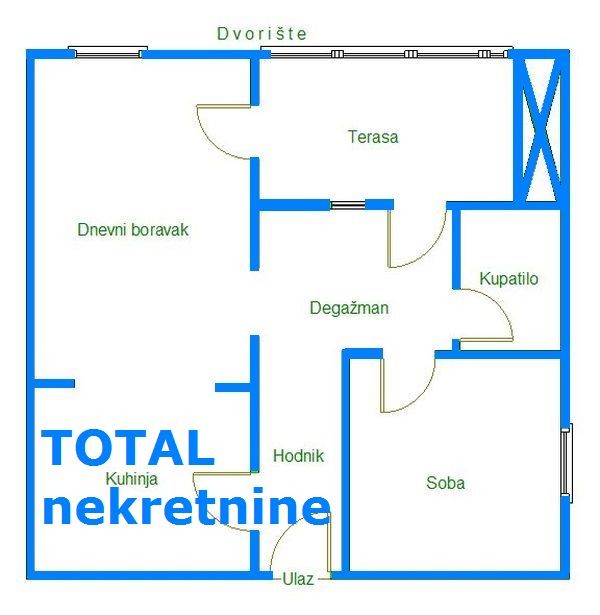 Stan,NOVI SAD,NOVO NASELJE -  BISTRICA,kv: 54.00, € 118450, ID: 1084430 6