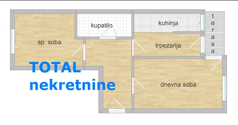 Stan,NOVI SAD,NOVO NASELJE ŠONSI,kv: 64.00, € 144200, ID: 1018943 13