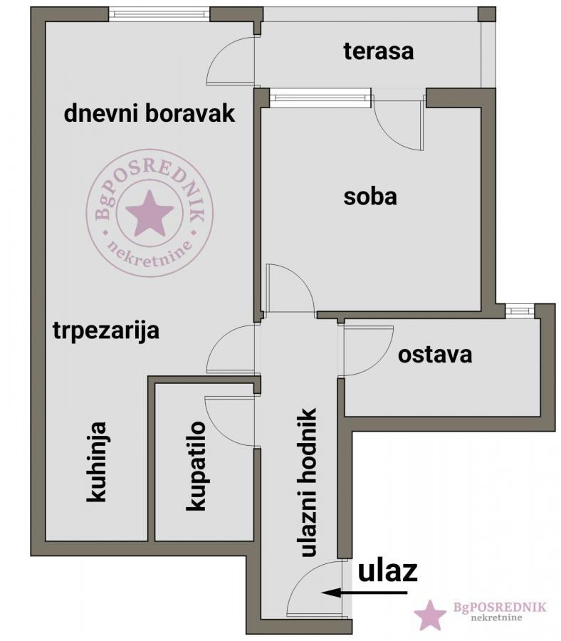 Voždovac, TC Stadion, Mitropolita Pavla Nenadovića 59,89m2 1