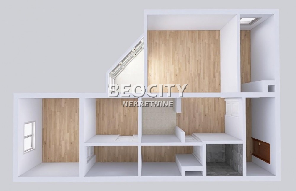 Trosoban stan, 74 m2, Zemun, Prvomajska ID: 121326 15