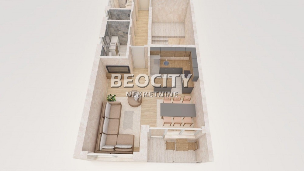 Trosoban stan, 70 m2, Klisa ID: 117908 13