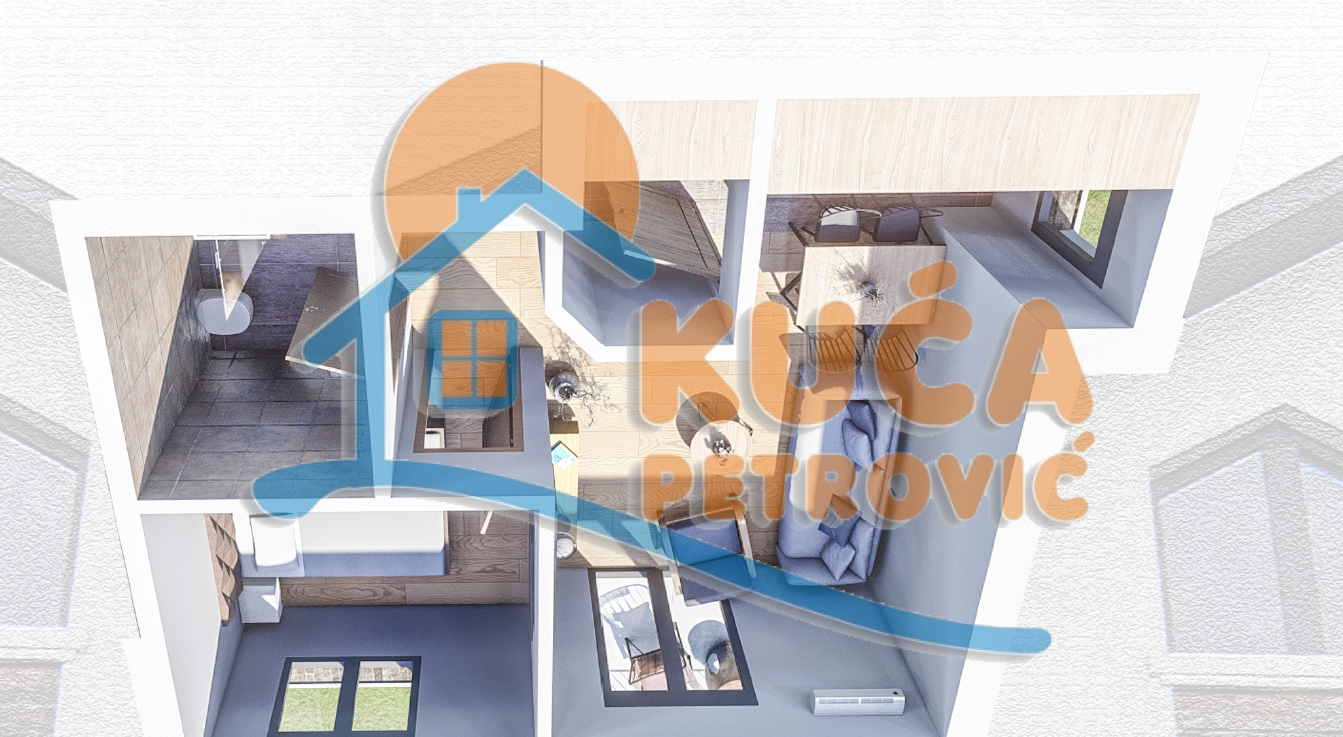 Jednosoban stan, 38.8 m2, Zeleni bulevar ID: p-014559 2