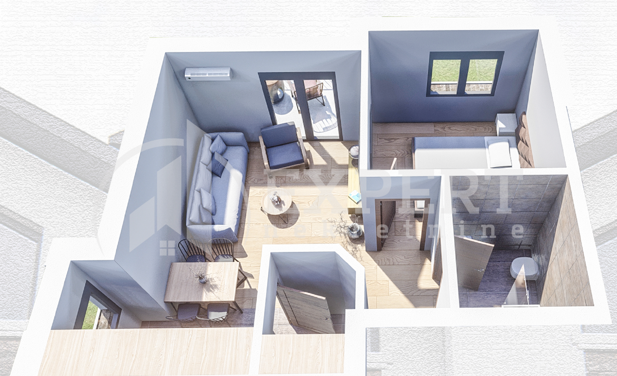 Jednosoban stan, 40.65 m2, Zeleni bulevar ID: p-014562 2