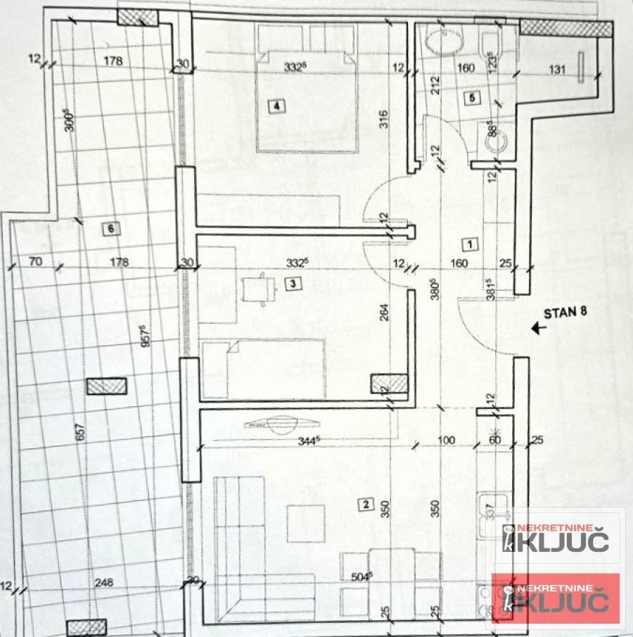 PETROVARADIN, 67m2, Trosoban sa pdv, Brzo useljiv, Kredit 1