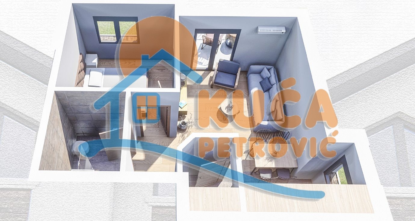 Jednosoban stan, 36.56 m2, Zeleni bulevar ID: p-014572 2