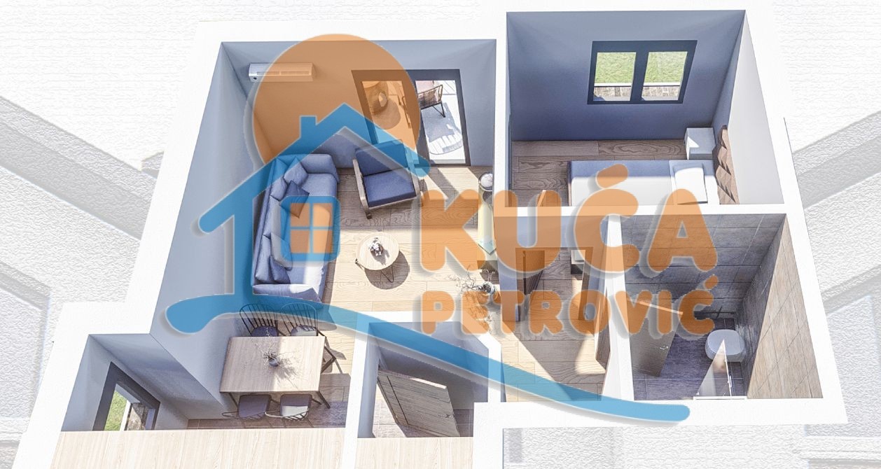 Jednosoban stan, 38.61 m2, Zeleni bulevar ID: p-014565 2