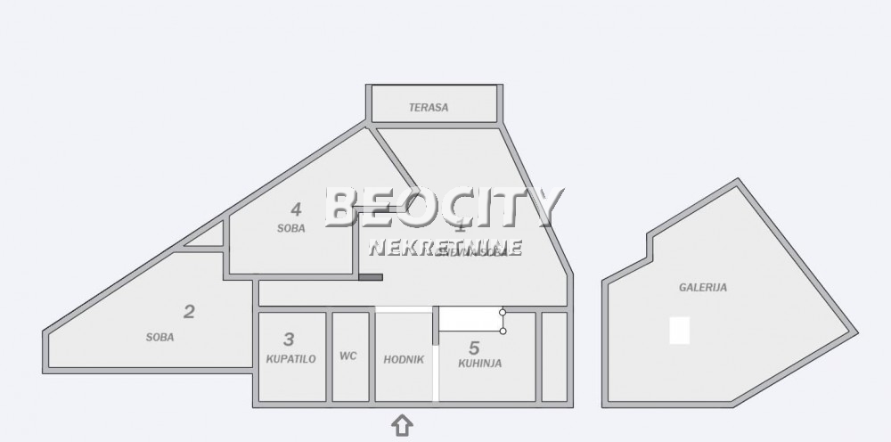Trosoban stan, 135 m2, Blok 22, Antifašističke borbe ID: 121321 17