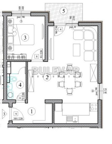 Dvosoban stan, 50 m2, Centar, Sokobanja ID: p-014576 7
