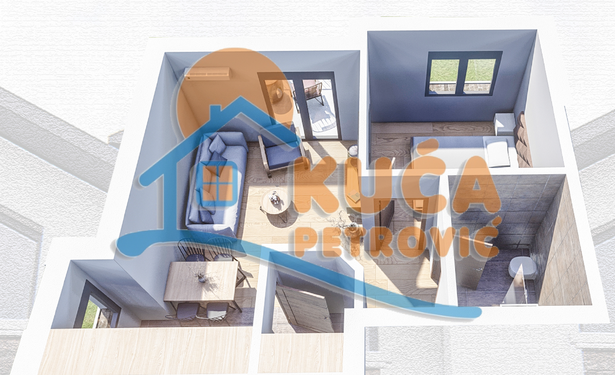 Jednosoban stan, 40.65 m2, Zeleni bulevar ID: p-014562 2